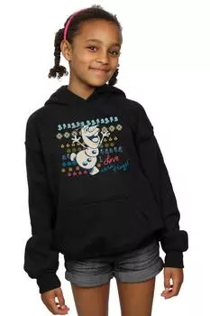 Толстовка Frozen I Love Warm Hugs Disney, черный