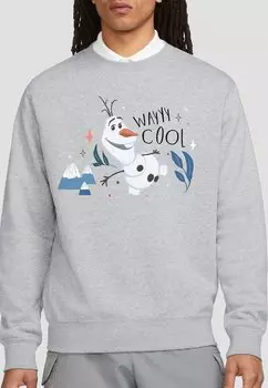 Толстовка FROZEN OLAF IS WAYYY COOL PRINT Disney, серый