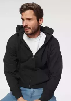 Толстовка Fruit of the Loom с капюшоном из смесового хлопка, черный