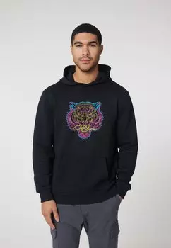 Толстовка Fury Hoodie CLOSURE London, цвет black/neon