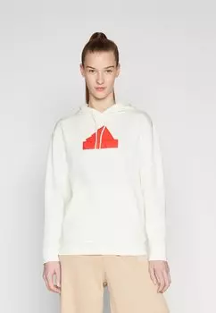 Толстовка FUTURE ICONS BADGE OF SPORT HOODIE adidas Sportswear, цвет off white/bright red