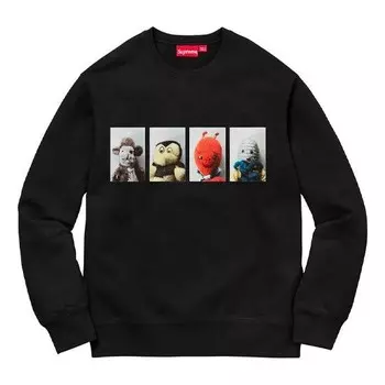 Толстовка fw18 mike kelley ahhyouth! crewneck sweatshirt black Supreme, черный