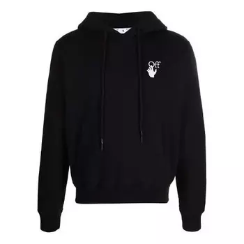 Толстовка fw21 arrow pattern long sleeves version black Off-White, черный