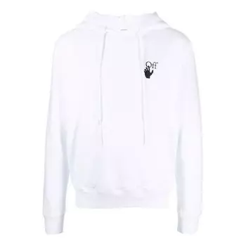 Толстовка fw21 arrow pattern long sleeves version white Off-White, белый