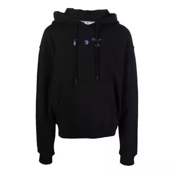 Толстовка fw21 liquid mirko print men's black Off-White, черный