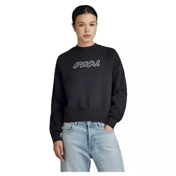 Толстовка G-Star Cornely Raw Dot Raglan R, черный