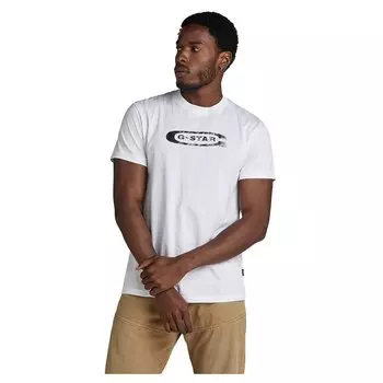 Толстовка G-Star Distressed Old School Logo, белый
