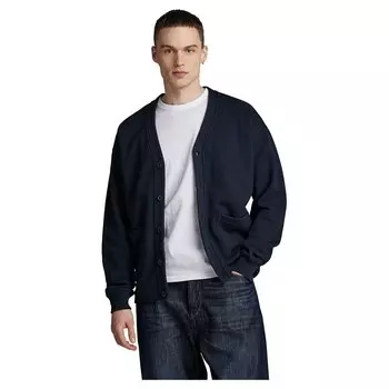 Толстовка G-Star Essential Cardigan Relaxed, черный