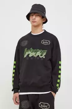 Толстовка G-Star из необработанного хлопка G-Star Raw, черный