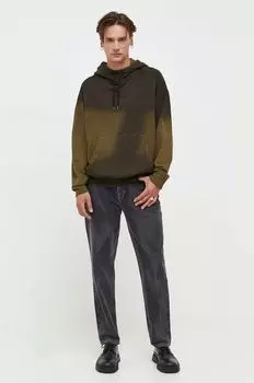 Толстовка G-Star из необработанного хлопка G-Star Raw, зеленый