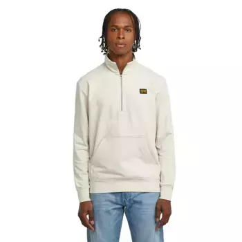 Толстовка G-Star Label Badge half zip, бежевый