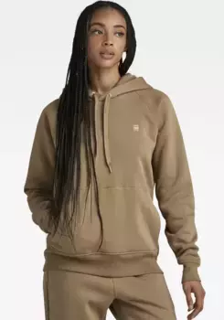 Толстовка G-Star RAW "Premium Core 2.0 Hooded Sweatshirt", капюшон с перекрещенной передней частью и кулиской, цвет Safari