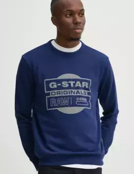 Толстовка G-Star Raw, темно-синий
