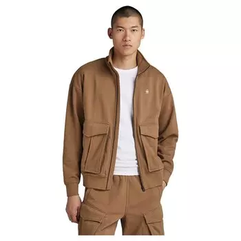 Толстовка G-Star Rovic Through Loose full zip, коричневый
