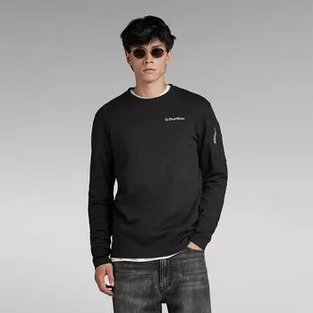Толстовка G-Star Tweeter Pocket Relaxed Fit, черный