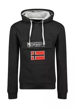 Толстовка GADRIEN Geo Norway, черный