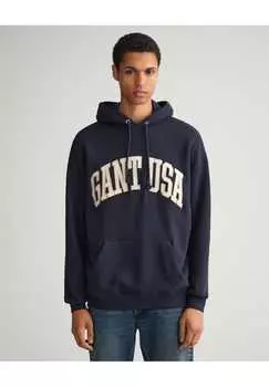 Толстовка GANT, цвет Evening Blue