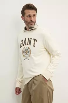 Толстовка Гант Gant, бежевый