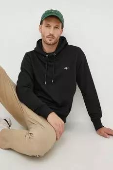 Толстовка Гант Gant, черный