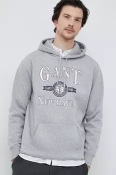 Толстовка Гант Gant, серый