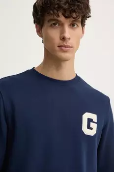 Толстовка Гант Gant, темно-синий