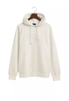 Толстовка Gant Kapuzenpullover 'Tonal Archive Shield Hoodie', белый