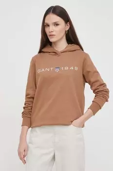 Толстовка Gant, коричневый