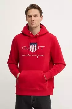 Толстовка Gant, красный