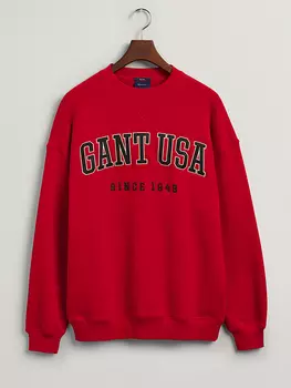 Толстовка Gant, красный