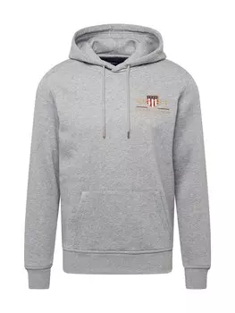 Толстовка Gant, пестрый серый