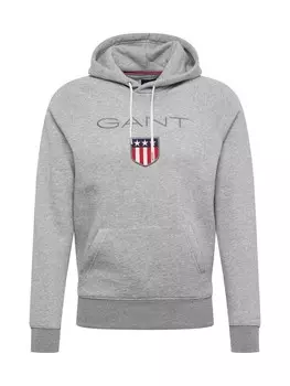 Толстовка Gant, пестрый серый