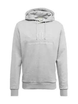 Толстовка Gant, пятнистый серый