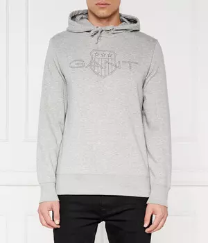Толстовка Gant Regular Fit, серый