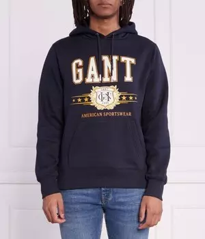 Толстовка Gant Regular Fit, синий