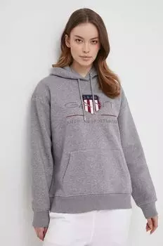 Толстовка Gant, серый