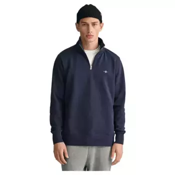 Толстовка Gant Shield half zip, синий