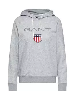 Толстовка Gant SHIELD, пятнистый серый