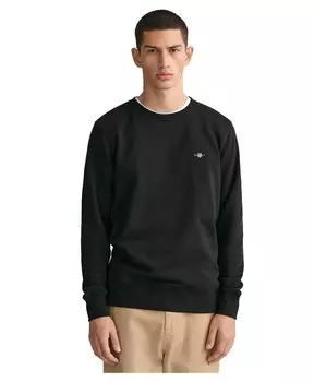 Толстовка Gant Shield Regular Fit, черный