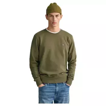 Толстовка Gant Shield Regular Fit, зеленый