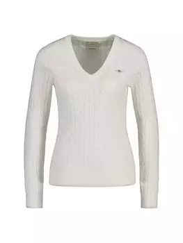 Толстовка Gant Strickpullover, экрю