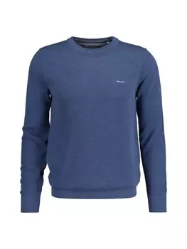 Толстовка Gant Strickpullover, цвет Jeansblau Melange