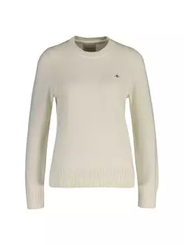 Толстовка Gant Strickpullover, кремовый