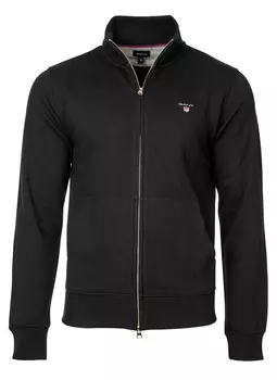 Толстовка Gant Sweatjacke, черный