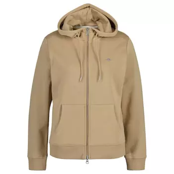 Толстовка Gant Sweatjacke, хаки