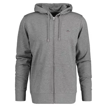 Толстовка Gant Sweatjacke, серый