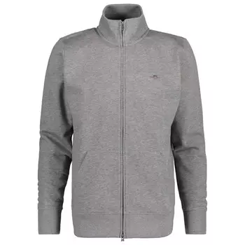 Толстовка Gant Sweatjacke, серый
