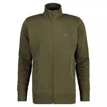 Толстовка Gant Sweatjacke, зеленый