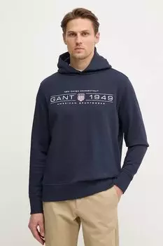 Толстовка Gant, темно-синий