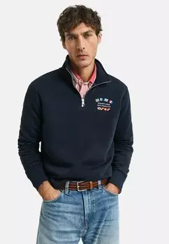 Толстовка GANT, темно-синий