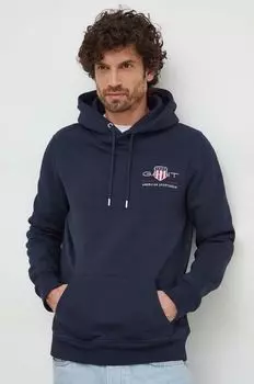 Толстовка Gant, темно-синий